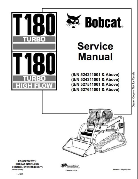 t180 bobcat skid steer|bobcat t180 service manual.